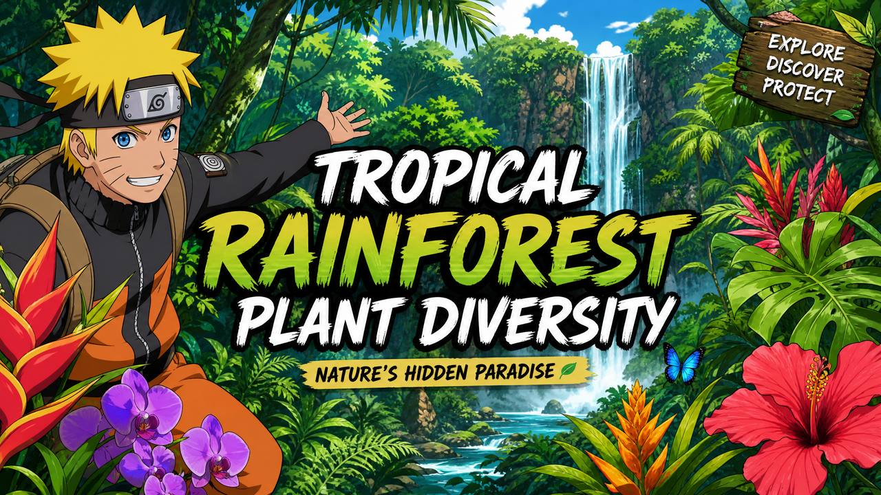 糖心植物视频-热带雨林植物多样性探索视频分享